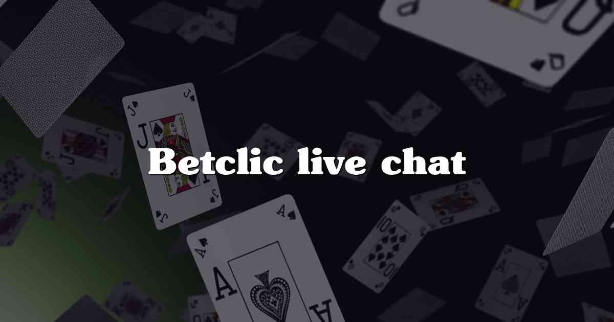 Betclic live chat