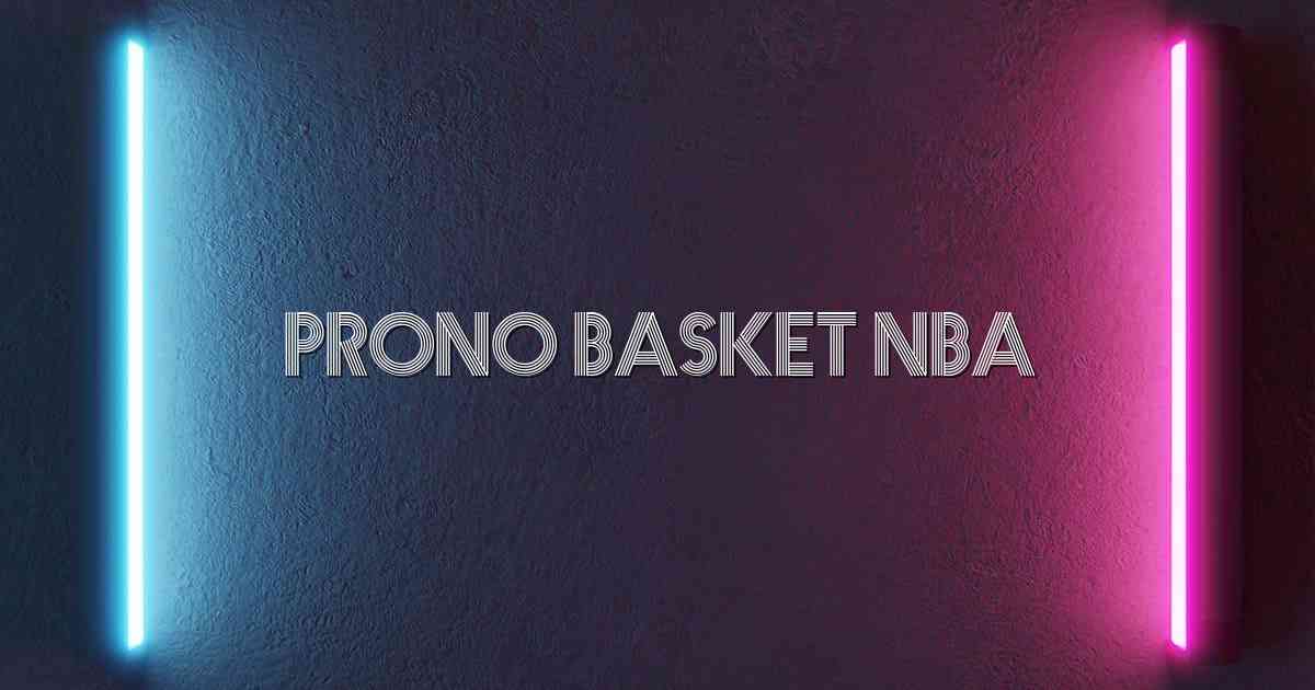 Prono basket nba