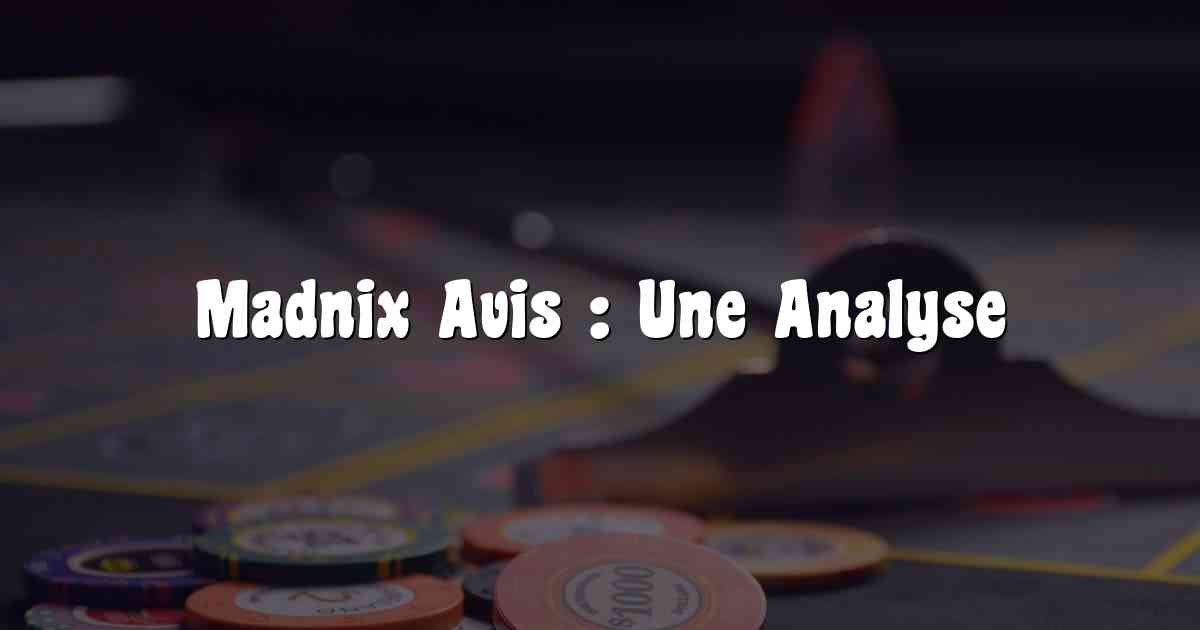 Madnix Avis : Une Analyse