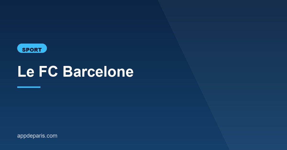 Illustration de l'article consacré au FC Barcelone